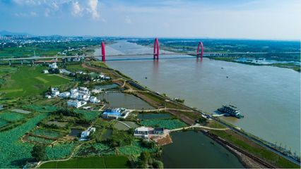 安徽馬鞍山:一河碧水穿城過(guò)